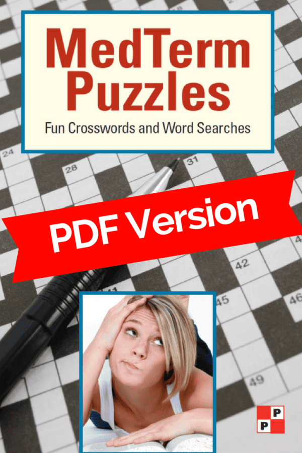 Medical Terminology Crossword Puzzles and Medical Terminology Word ...