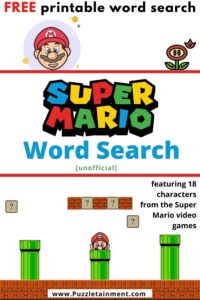 super mario word search