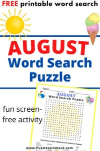 August word search